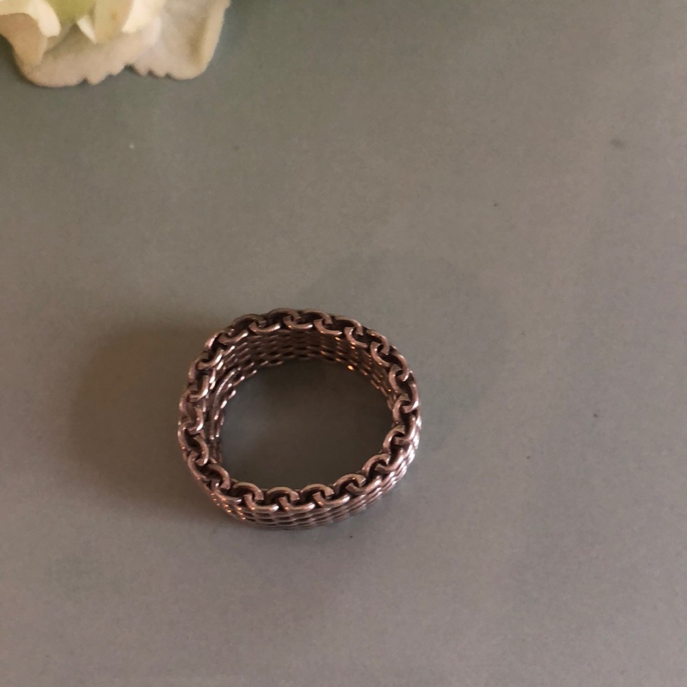 Silver ring size 6 - Picture 2 of 3